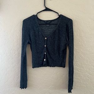 basic ribbed long sleeve top